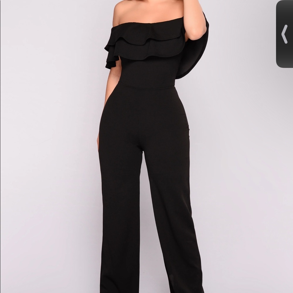 Jumpsuit Black size L